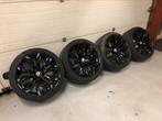 21inch BMW Black Style 375 Breedset Velgen A-Merk Band! TMPS, Auto-onderdelen, Banden en Velgen, Gebruikt, 285 mm, Banden en Velgen