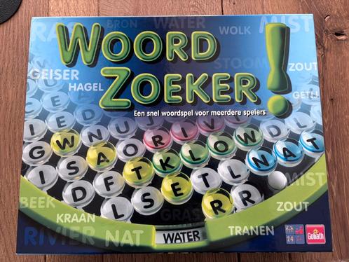 Als nieuw, helemaal compleet woordzoeker van Goliath, Hobby en Vrije tijd, Gezelschapsspellen | Bordspellen, Zo goed als nieuw