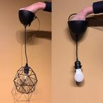 Hanglampen IKEA zwart: 1x kap Brunsta en 2x pendel Havsdjup, Ophalen, Zo goed als nieuw