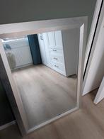 Spiegel met zilverkleurige rand - 74x104 cm, Huis en Inrichting, Woonaccessoires | Spiegels, Ophalen