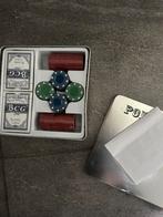 pokerset nieuw, Hobby en Vrije tijd, Gezelschapsspellen | Kaartspellen, Ophalen of Verzenden, Zo goed als nieuw
