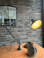 Vintage industriele HALA schaarlamp werkbank atelierlamp, Huis en Inrichting, Lampen | Wandlampen, Ophalen of Verzenden, Gebruikt