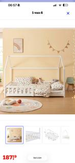 Peuterbed 120x200cm incl matras, Kinderen en Baby's, Kinderkamer | Bedden, 85 tot 100 cm, Zo goed als nieuw, Matras, 140 tot 160 cm