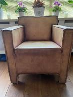 Fauteuil, Huis en Inrichting, Fauteuils, Ophalen, Gebruikt, Minder dan 75 cm, Leer