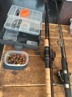 Complete Feeder Set: 2 Hengels + Accessoires, Ophalen of Verzenden, Gebruikt, Complete set