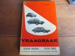 Vraagbaak Saab 99, 99 Turbo, Saab 90, Saab 900 +Turbo '76-83, Ophalen of Verzenden