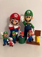 Mario & Luigi Figuren Set - Mario World, Kinderen en Baby's, Speelgoed | Actiefiguren, Ophalen of Verzenden, Gebruikt