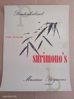 Surimono's - Museum Boymans Rotterdam - 1953, Rechthoekig Staand, Ophalen of Verzenden, Zo goed als nieuw, A1 t/m A3