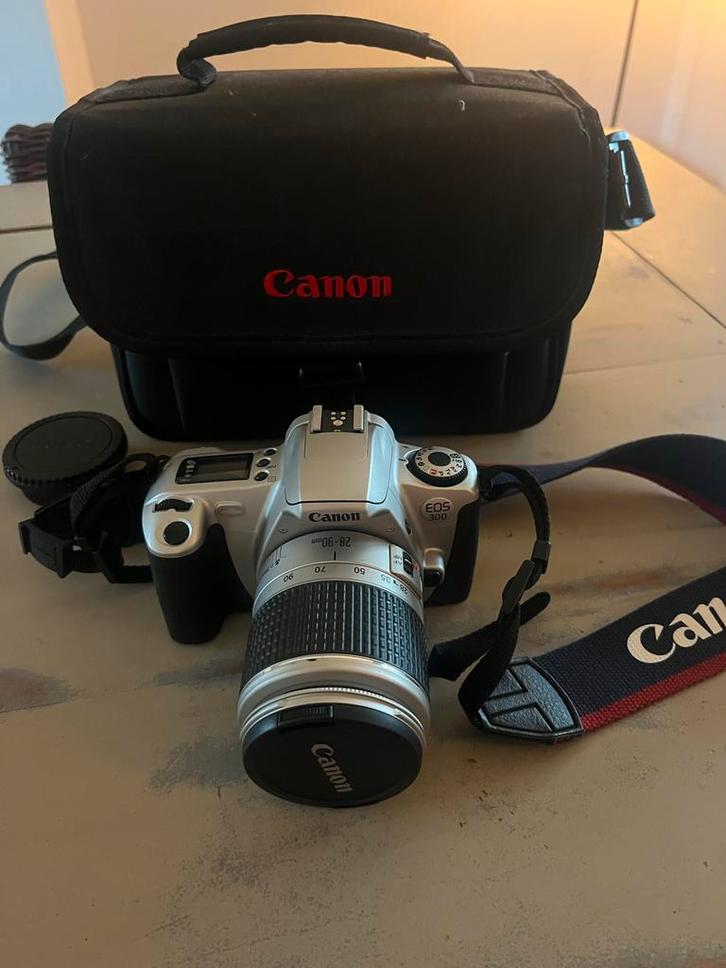 Canon EOS 300 Analoge Camera, Audio, Tv en Foto, Fotocamera's Analoog, Gebruikt, Spiegelreflex, Canon, Ophalen of Verzenden