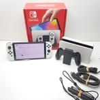 Nintendo Switch OLED Wit - Met Garantie, Spelcomputers en Games, Spelcomputers | Nintendo Switch, Nintendo, Zo goed als nieuw