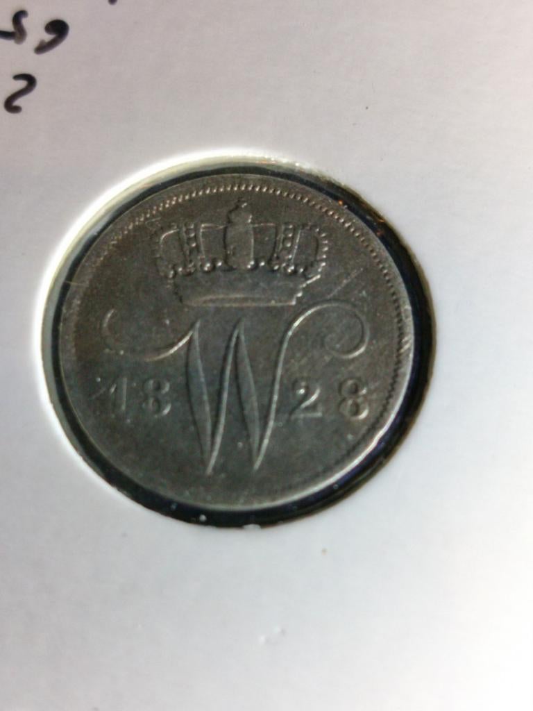 10 cent 1828 Willem 1, Ophalen of Verzenden, Koning Willem I, 10 cent