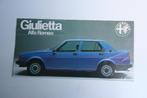 Folder / flyer Alfa Romeo Giulietta 1.3/1.6 (1980) (36), Boeken, Auto's | Folders en Tijdschriften, Nieuw, Alfa Romeo, Ophalen of Verzenden