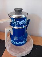 Vintage emaille koffiepot met filter, Antiek en Kunst, Ophalen of Verzenden