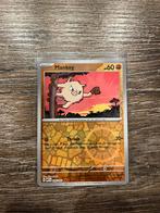 Mankey MEW 056/165 reverse holo, Ophalen of Verzenden, Zo goed als nieuw