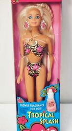 GEZOCHT: Tropical splash barbie (met parfum) jaren 90, Ophalen of Verzenden, Zo goed als nieuw, Pop