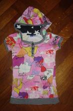 Molo tricot hoodie jurkje, roze geel zwart landen, mt 92/98, Kinderen en Baby's, Kinderkleding | Maat 92, Meisje, MOLO, Ophalen of Verzenden