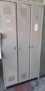 Vintage 3 deurs locker en 1 een deur locker, Huis en Inrichting, Kasten | Lockerkasten, Ophalen, Gebruikt, Vintage