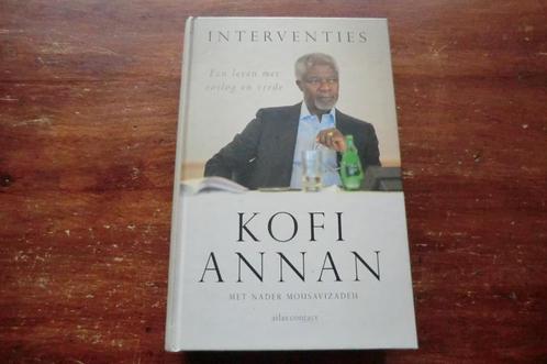 boek - Koffi Annan - Interventies, Boeken, Geschiedenis | Wereld, Zo goed als nieuw, 20e eeuw of later, Ophalen of Verzenden