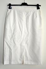 Mooie Delmod rok maat 44 crème roomwit, Wit, Maat 42/44 (L), Ophalen of Verzenden, Gedragen