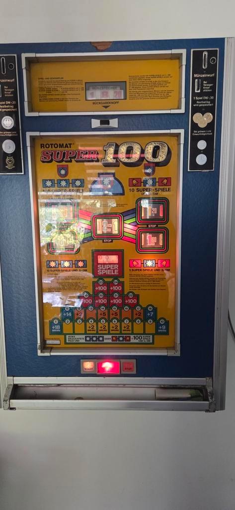 Rotomat super 100 werkend, Verzamelen, Automaten | Gokkasten en Fruitautomaten, Zo goed als nieuw, Overige munten, Ophalen