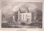 Het slot Haamstede in Zeeland Litho 1846, Ophalen of Verzenden