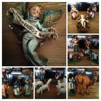 Zeer compleet stal beeldjes 20 delig veel dieren oud Italy, Ophalen of Verzenden