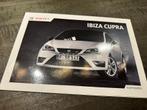 Seat Ibiza Cupra folder en poster Duits 2013, Ophalen of Verzenden, Zo goed als nieuw, Overige merken