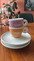 2 illy espresso kopjes met schotel, Ophalen of Verzenden, Zo goed als nieuw, Overige stijlen, Kop(pen) en/of Schotel(s)