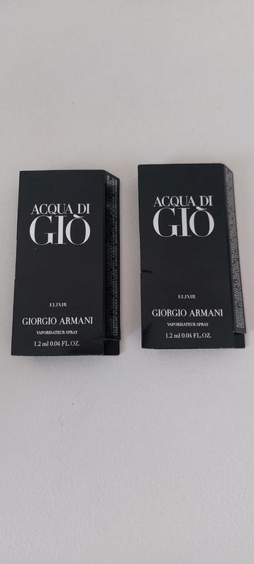 Acqua di Gio Elixir - Giorgio Armani -  Proefje  beschikbaar voor biedingen