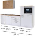 keuken wit of zwart softclose apothekerkast stelpoten blad, Huis en Inrichting, Verzenden, Wit, Nieuw, Enkelwandige keuken