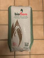 Pellets - Zak 15 kg - 80% Hardhout Bio Flam, Minder dan 3 m³, Ophalen, Overige houtsoorten
