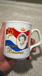 Beatrix 25 Jaar koningin mok, Ophalen, Zo goed als nieuw, Servies