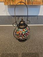 Waxinehouder/lantaarn., Huis en Inrichting, Woonaccessoires | Kandelaars en Kaarsen, Ophalen of Verzenden, Hout