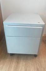 Bureau ladekast met twee lades // op wielen, Ophalen, Minder dan 50 cm, Gebruikt, 1 of 2 laden