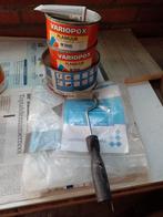 Variopox Plamuur Set - Polyester Reparatie, Doe-het-zelf en Verbouw, Verf, Beits en Lak, Gebruikt, Wit, Ophalen of Verzenden, Lak