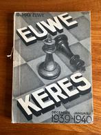 Euwe - Keres 1939-1940 schaakboek, Ophalen of Verzenden, Minder dan 500 stukjes, Gebruikt, Schaken
