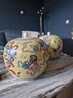 Twee Chinese porseleinen potten in goede staat, Antiek en Kunst, Ophalen