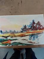 Schilderij aquarel, Ophalen of Verzenden