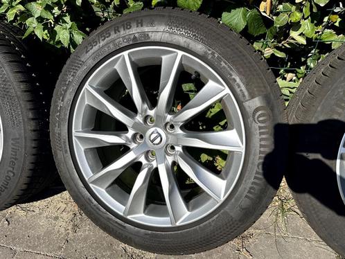 Volvo 18” Turbine velgen met 6mm Continental winterbanden, Auto-onderdelen, Banden en Velgen, Velg(en), Winterbanden, 18 inch