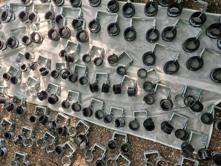 Partij Buisbeugel, buisbeugels dubbel, Doe-het-zelf en Verbouw, Metalen, Nieuw, Ophalen of Verzenden