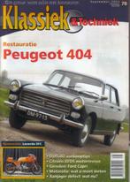 Klassiek & Techniek 78 2004 : Peugeot 404 - Daf 600 750 33, Boeken, Auto's | Folders en Tijdschriften, Gelezen, Ophalen of Verzenden