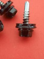 50-250 st dakpanplaat schroeven hoekstukken zetwerk 25 mm, Ophalen of Verzenden, Nieuw, Palen