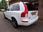 Volvo XC90 2.4 D5 R Design Automaat / leder / Navi / 7 Perso, Auto's, Euro 5, Zwart, 7 stoelen, Wit