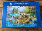 Bluebird Puzzel - Spring Wolf Family - 1500 stukjes, Ophalen of Verzenden, 500 t/m 1500 stukjes, Gebruikt, Legpuzzel