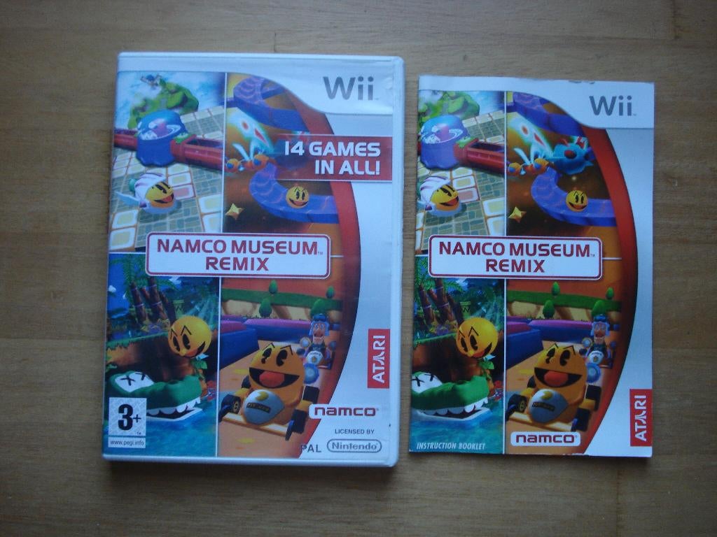 Namco museum remix wii, Ophalen of Verzenden, Zo goed als nieuw, Sport, 3 spelers of meer