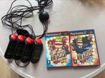 Buzz bundel + 4 buzzers Playstation 2, Puzzel en Educatief, Ophalen of Verzenden, Zo goed als nieuw, 3 spelers of meer