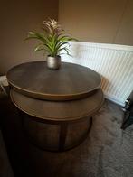 Bloomingville Richmond Salontafels - Nieuw uit Doos!, Minder dan 45 cm, Metaal of Aluminium, Rond, Nieuw