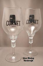 Cornet bierglazen. 50cl ( donkergrijs logo ), Verzamelen, Ophalen of Verzenden, Zo goed als nieuw, Glas of Glazen, Overige merken
