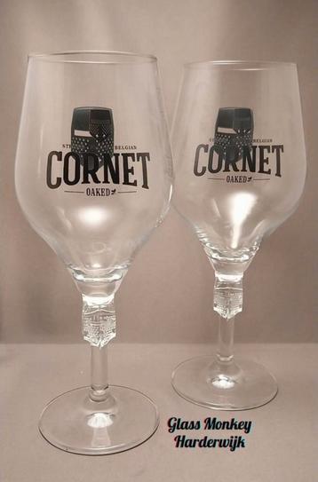 Cornet bierglazen. 50cl ( donkergrijs logo ) beschikbaar voor biedingen