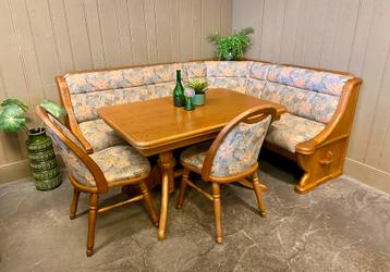 Echte duitse eethoek oostenrijkse zithoek klepbank eiken beschikbaar voor biedingen